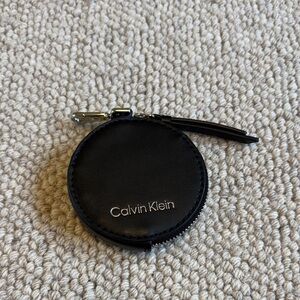 Calvin Klein Black Round Pouch